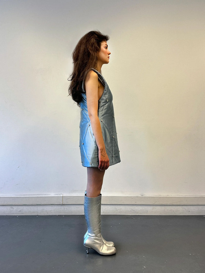 GRAY YORGAN DRESS