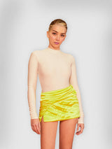 YELLOW YORGAN MINI SKIRT