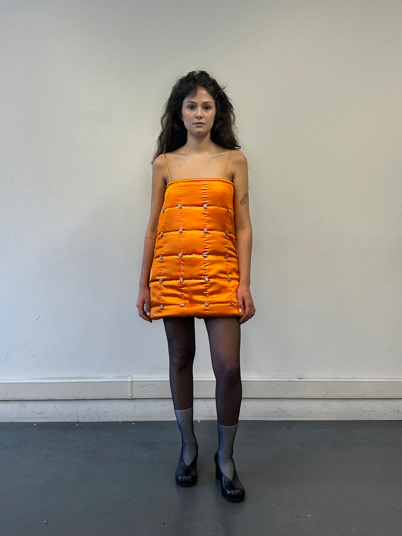 ORANGE YORGAN DRESS