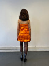 ORANGE YORGAN DRESS