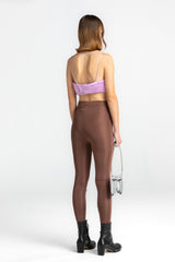 Bow Belt Brown Maxi Tights